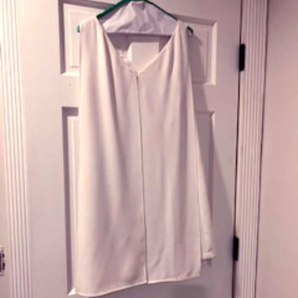 White Cape Dress